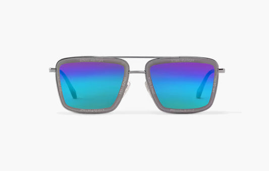 LV Super Vision Metal Square Sunglasses