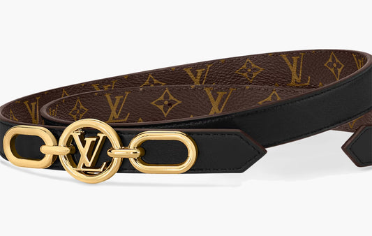 LV Circle Prime 20MM Reversible Belt "Black Noir"