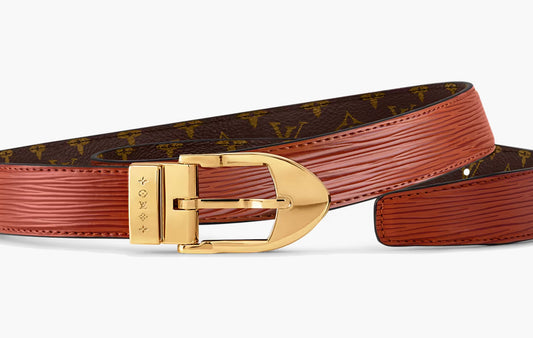 LV Timeless Epi 30mm Belt "Fauve"