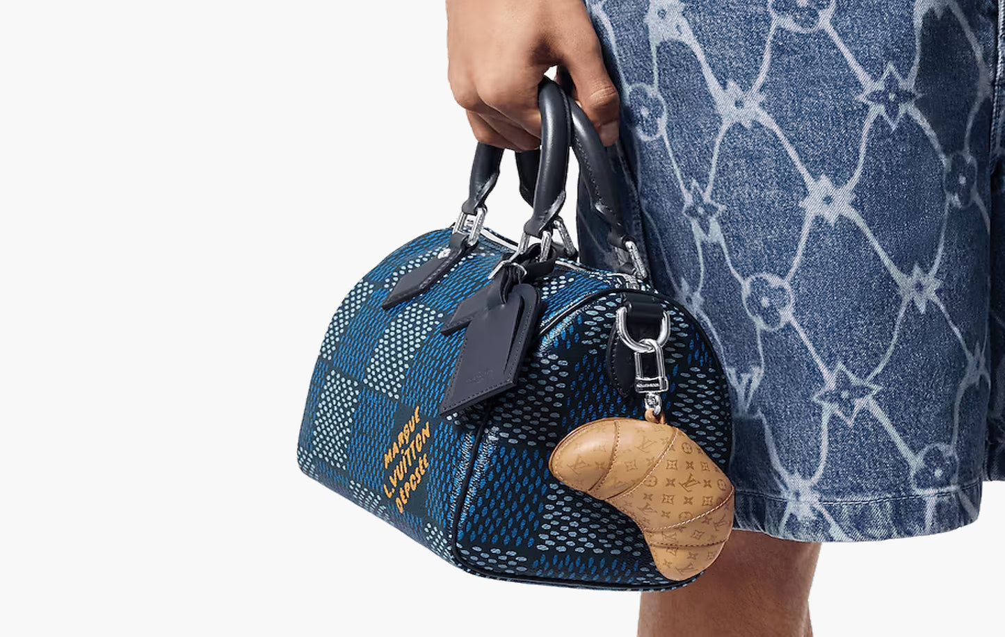 LV Croissant Bag Charm
