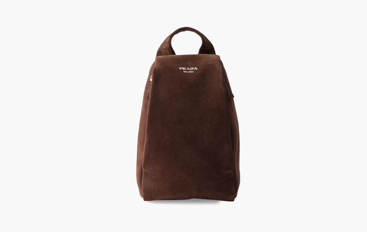 Suede Backpack "Coffee"