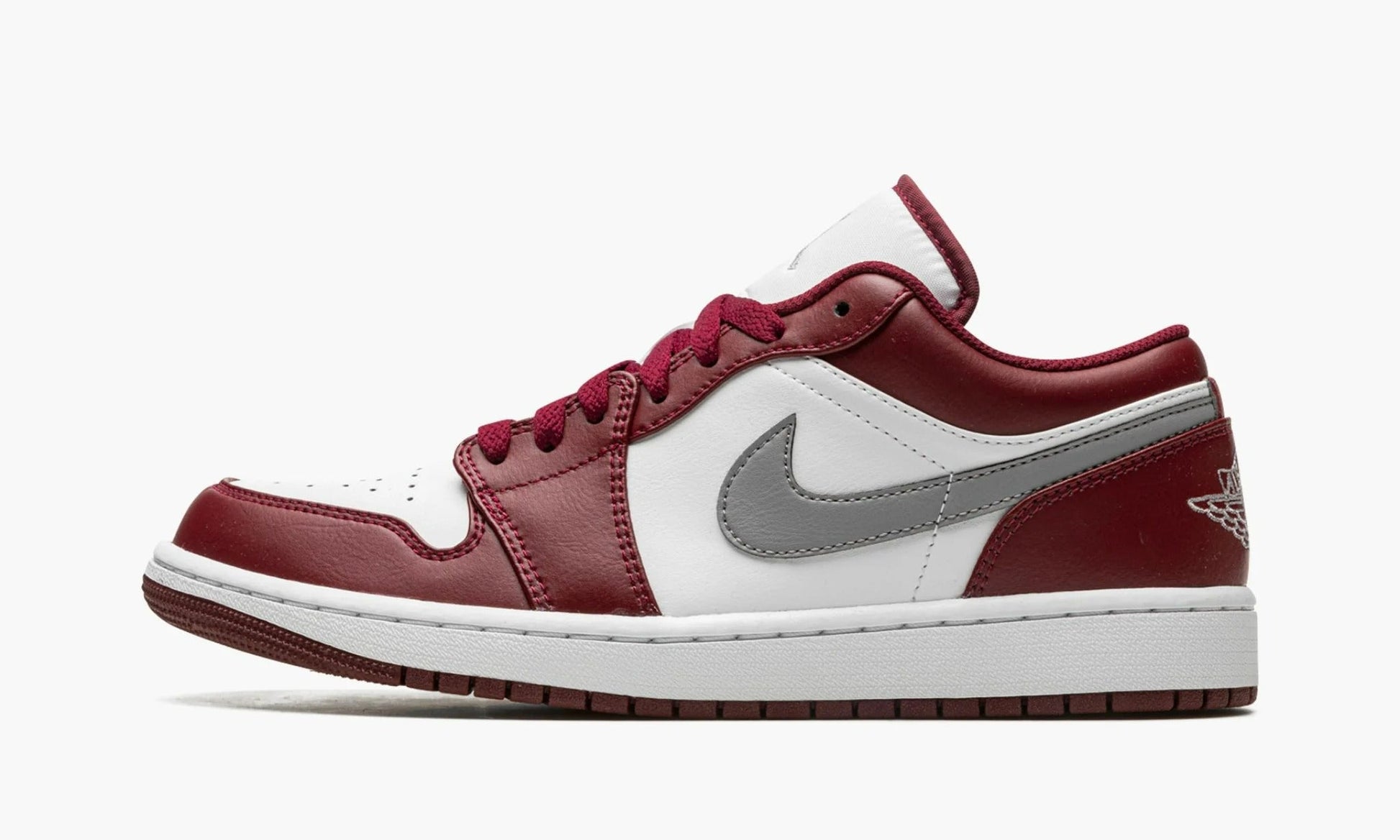 Air Jordan 1 Low White Bordeaux - 553558 615 | The Sortage