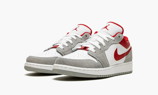 Air Jordan 1 Low SE GS Smoke Grey Gym Red - DM0589 016