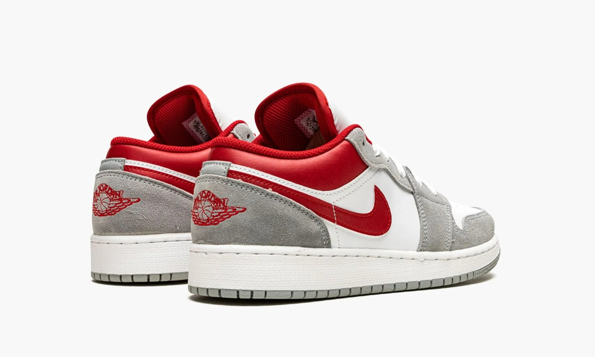 Air Jordan 1 Low SE GS Smoke Grey Gym Red - DM0589 016