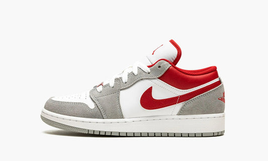 Air Jordan 1 Low SE GS Smoke Grey Gym Red - DM0589 016
