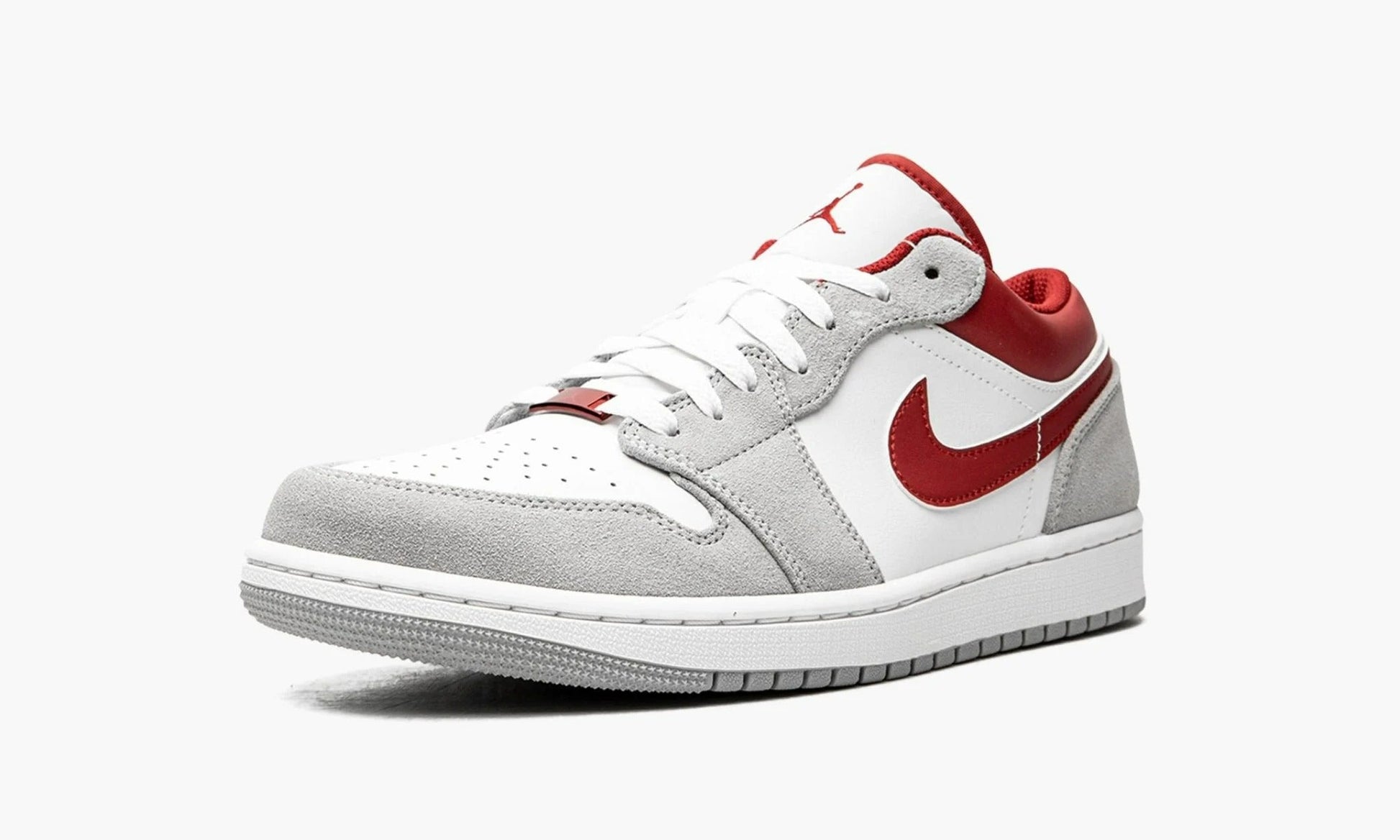 Air Jordan 1 Low SE Light Smoke Grey Gym Red - DC6991 016