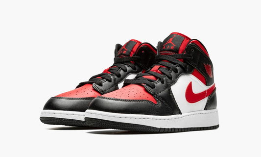 Air Jordan 1 Mid GS Black Fire Red - 554725 079 | The Sortage