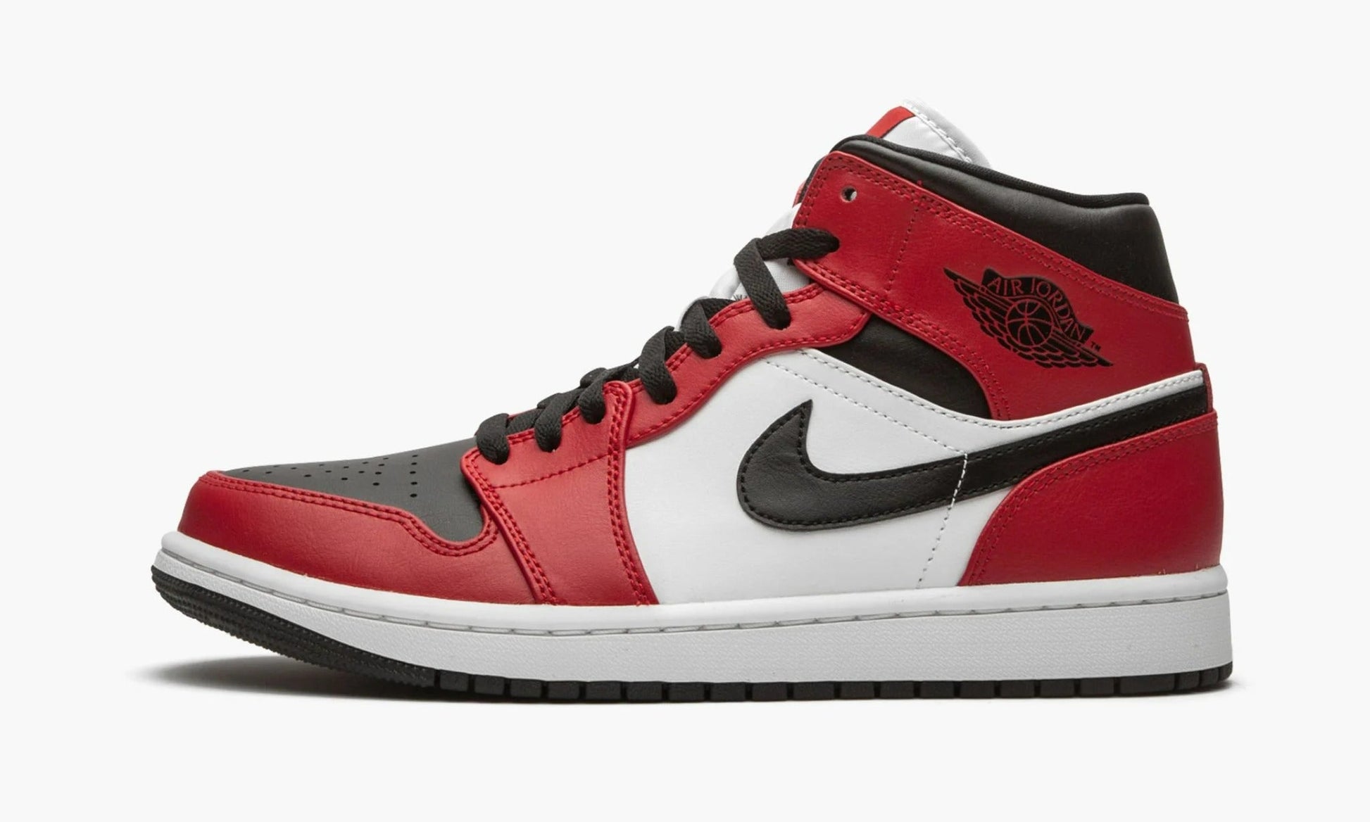 Air Jordan 1 Mid Chicago Black Toe - 554724 069 | The Sortage