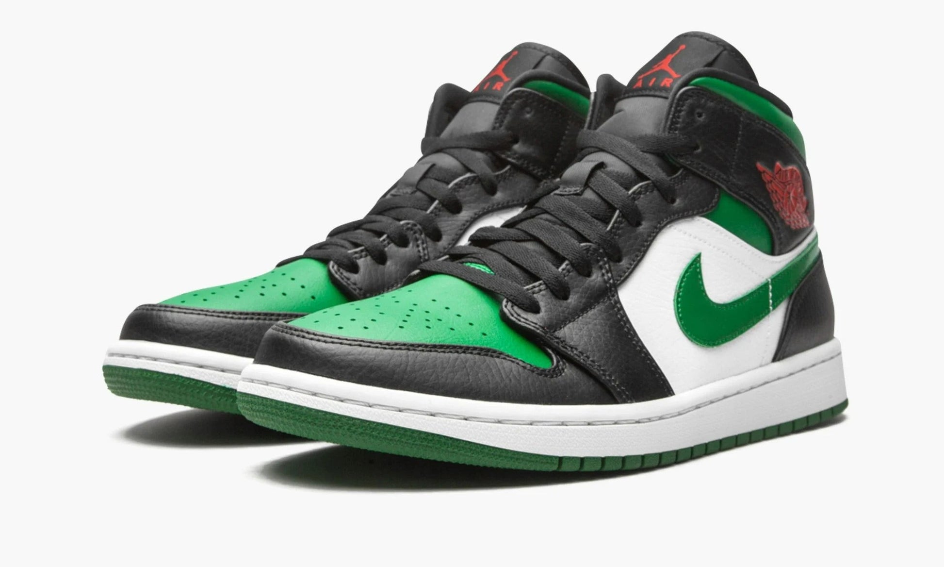 Air Jordan 1 Mid Green Toe - 554724 067 | The Sortage