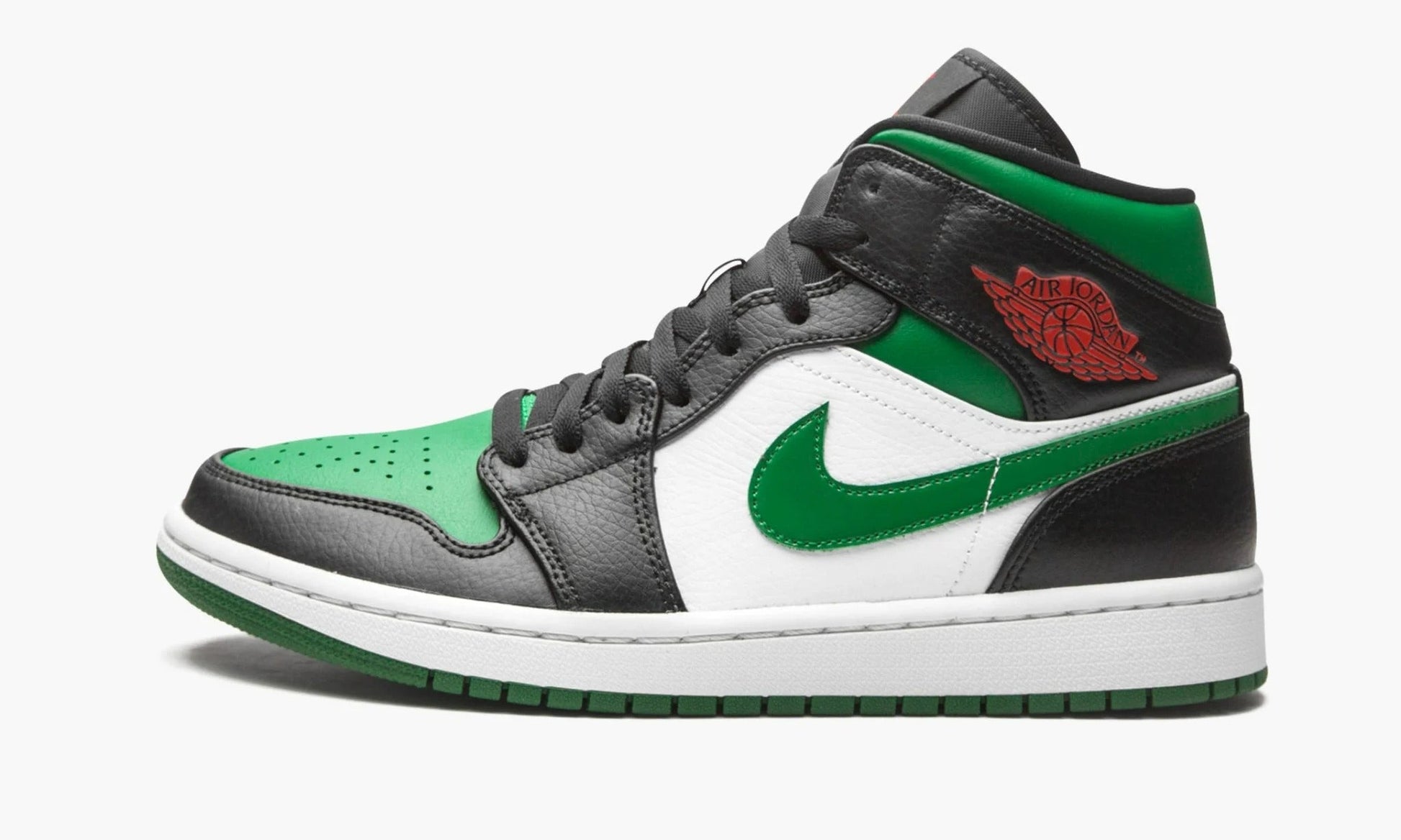 Air Jordan 1 Mid Green Toe - 554724 067 | The Sortage