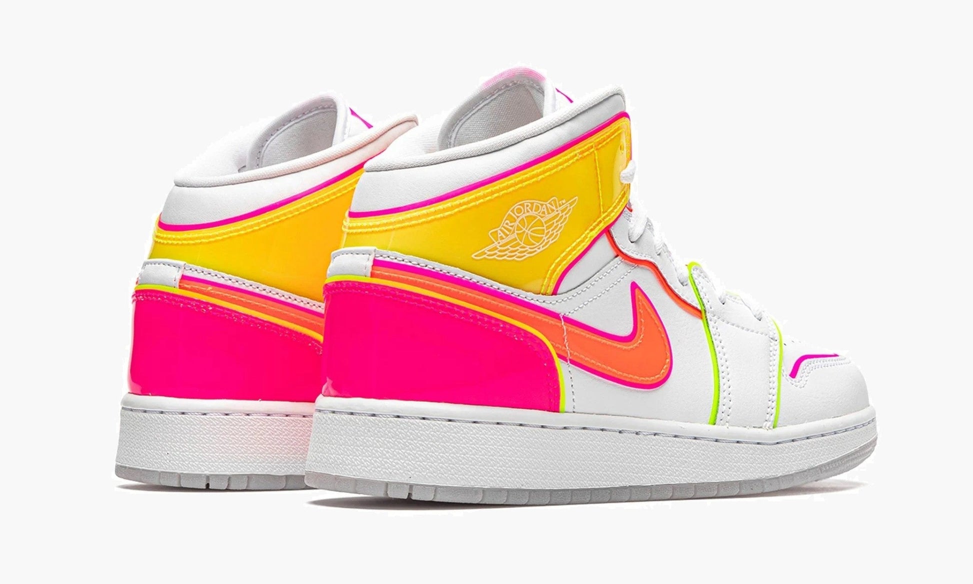 Air Jordan 1 Mid GS Edge Glow - CV4611 100 | The Sortage