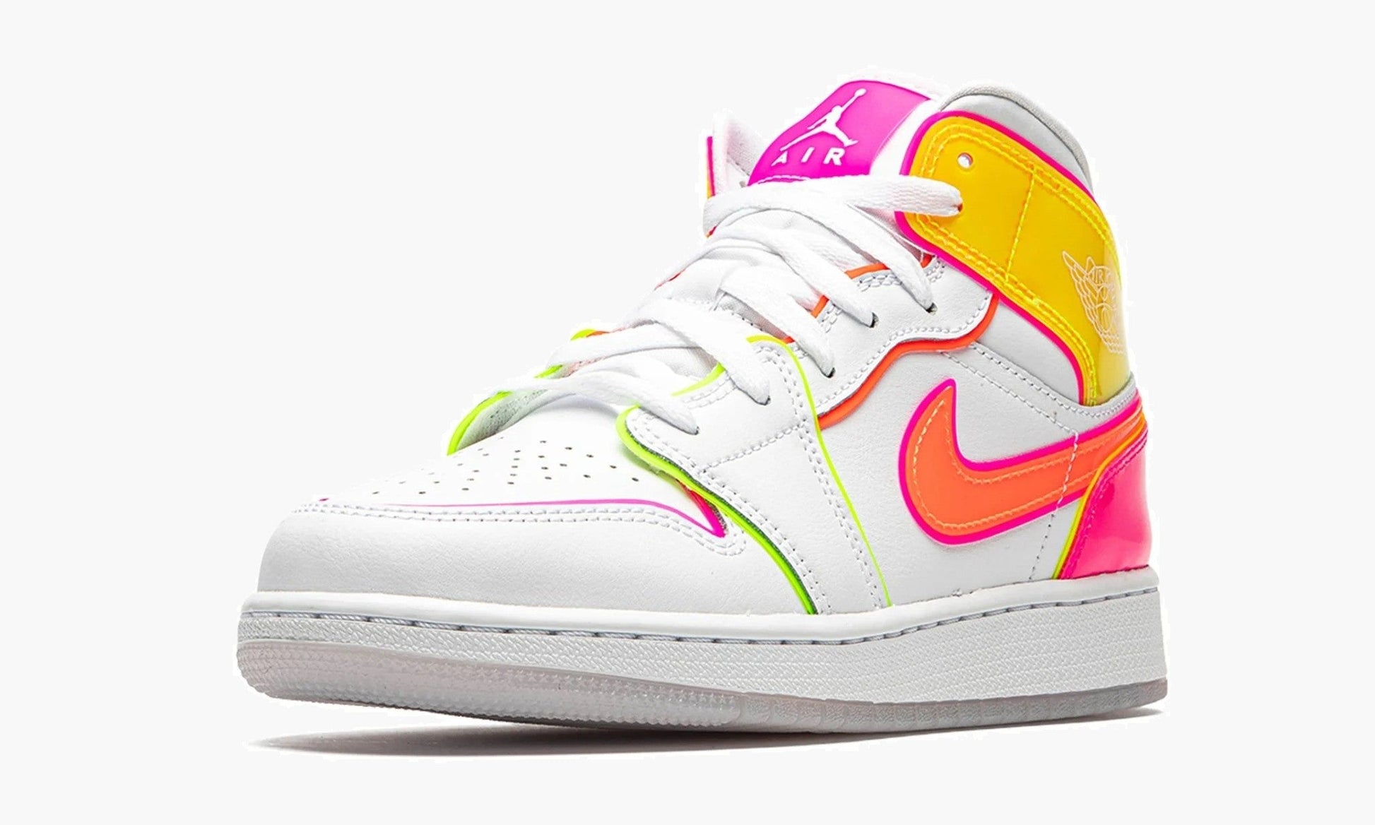 Air Jordan 1 Mid GS Edge Glow - CV4611 100 | The Sortage