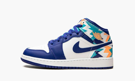 Air Jordan 1 Mid GS Geometric Print - 555112 105 | The Sortage