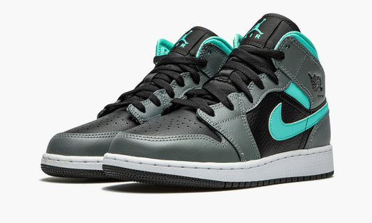 Air Jordan 1 Mid GS Grey Aqua - 554725 063 | The Sortage