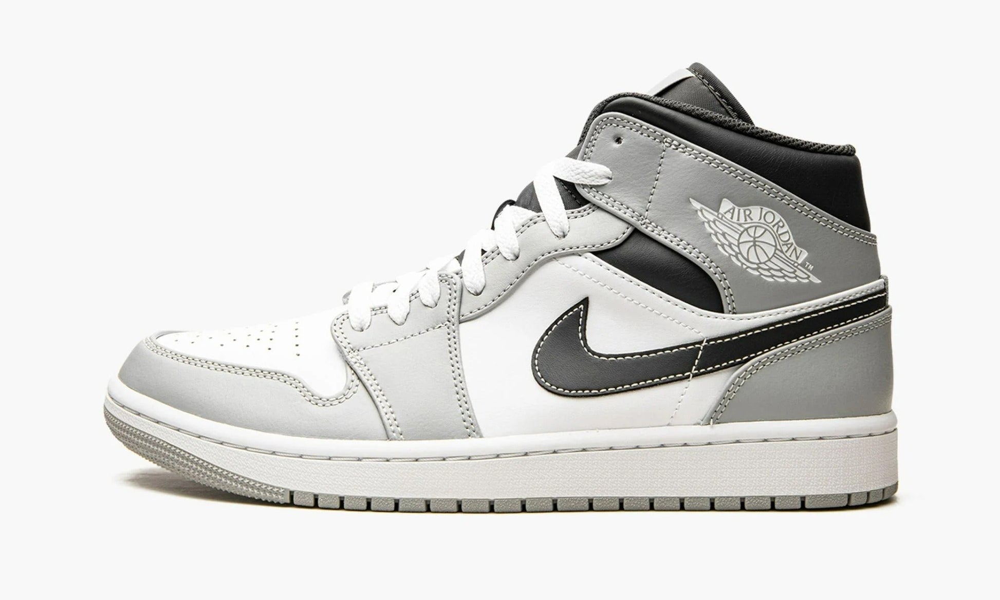 Air Jordan 1 Mid GS Light Smoke Grey 2.0 - 554725 078 | The Sortage