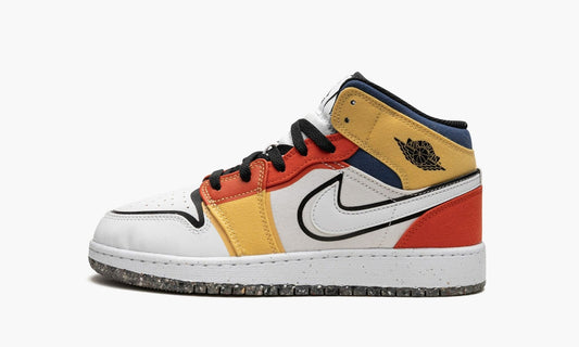 Air Jordan 1 Mid GS Multi-Color Canvas - DV1316 100 | The Sortage
