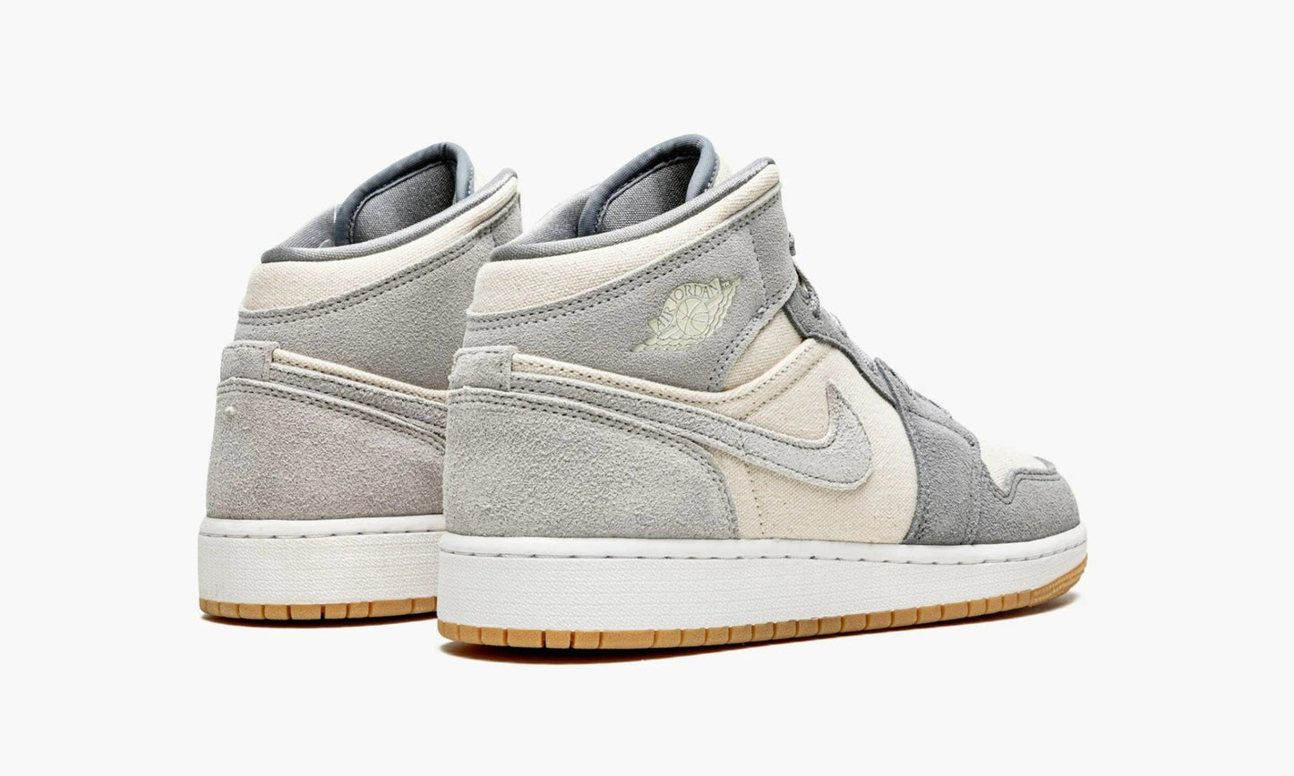 Air Jordan 1 Mid SE GS Coconut Milk Particle Grey - DN4346 100
