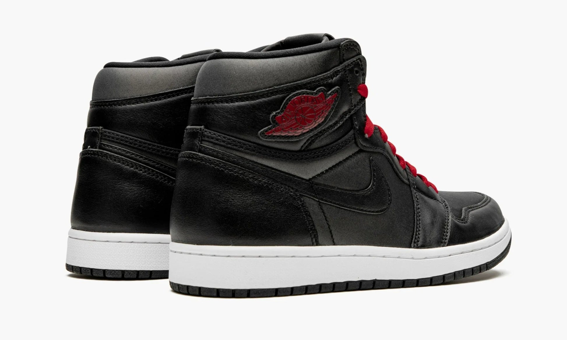 Air Jordan 1 High Black Satin Gym Red - 555088 060 | The Sortage