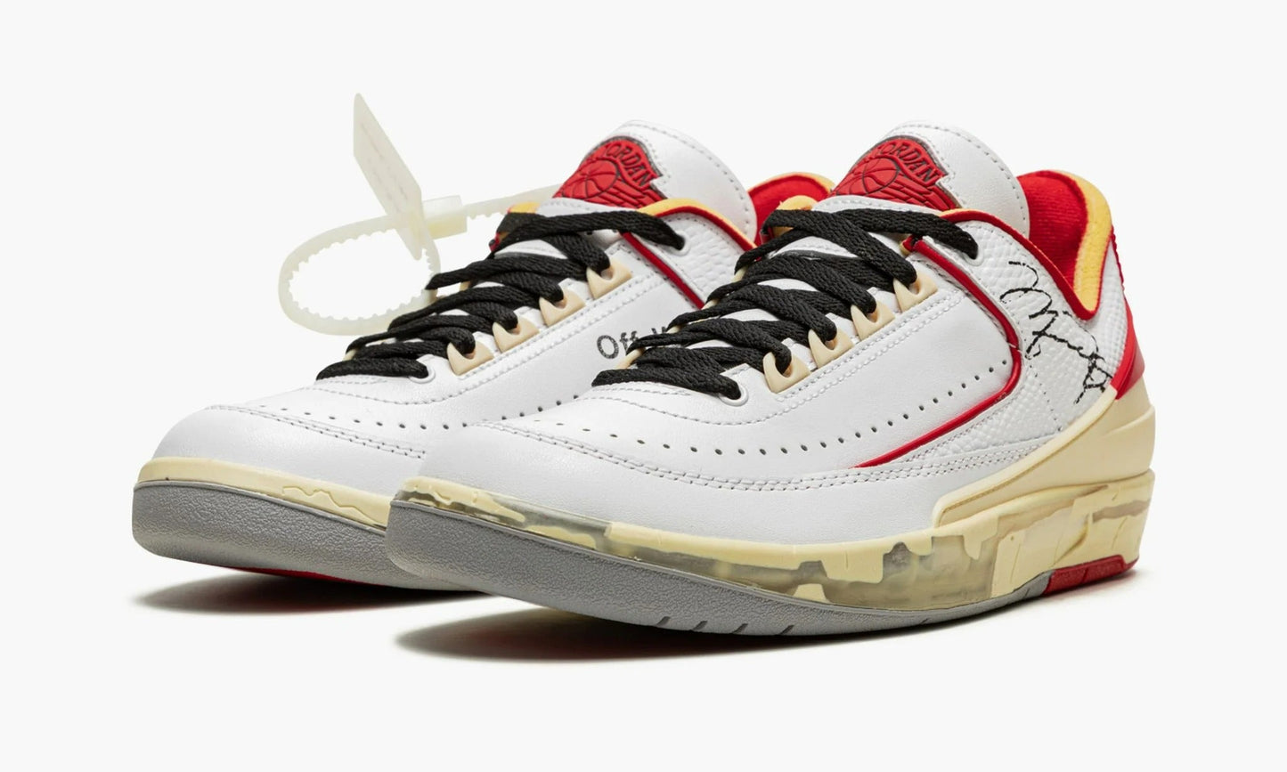 Air Jordan 2 Retro Low SP Off-White White Red - DJ4375 106