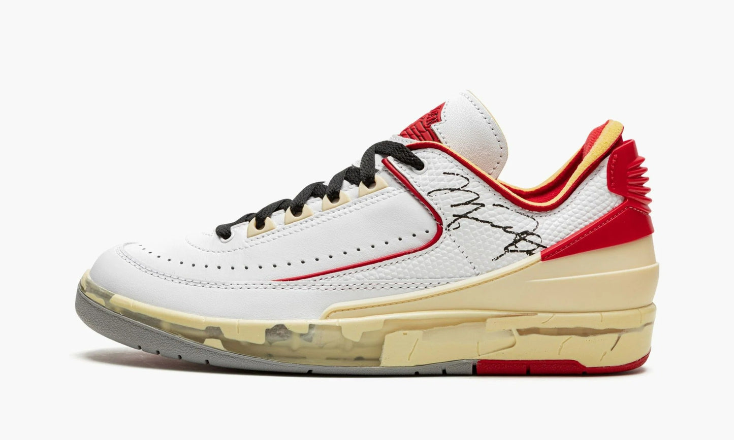 Air Jordan 2 Retro Low SP Off-White White Red - DJ4375 106