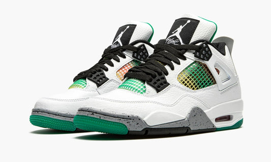 Air Jordan 4 Retro WMNS Lucid Green Rasta - AQ9129 100 | The Sortage