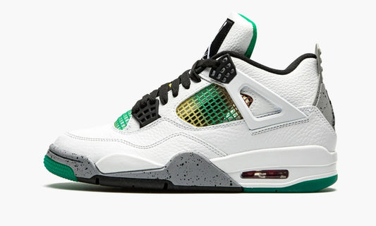 Air Jordan 4 Retro WMNS Lucid Green Rasta - AQ9129 100 | The Sortage
