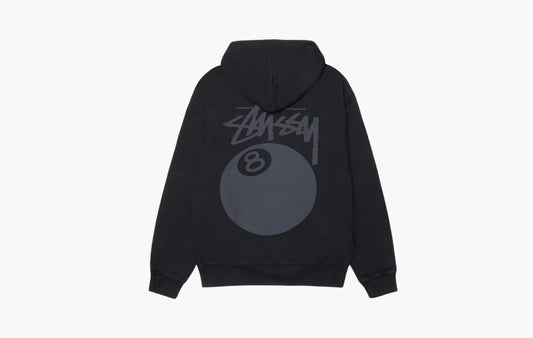 8 Ball Pigment Dyed Hoodie "Black"