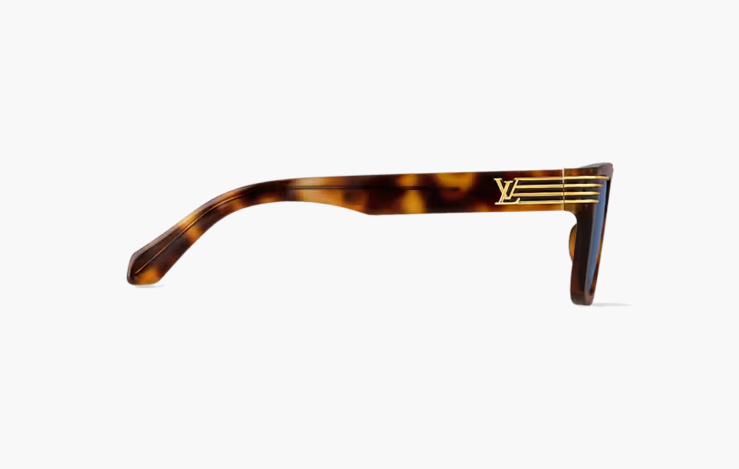LV Slide Square Sunglasses "Tortoise"