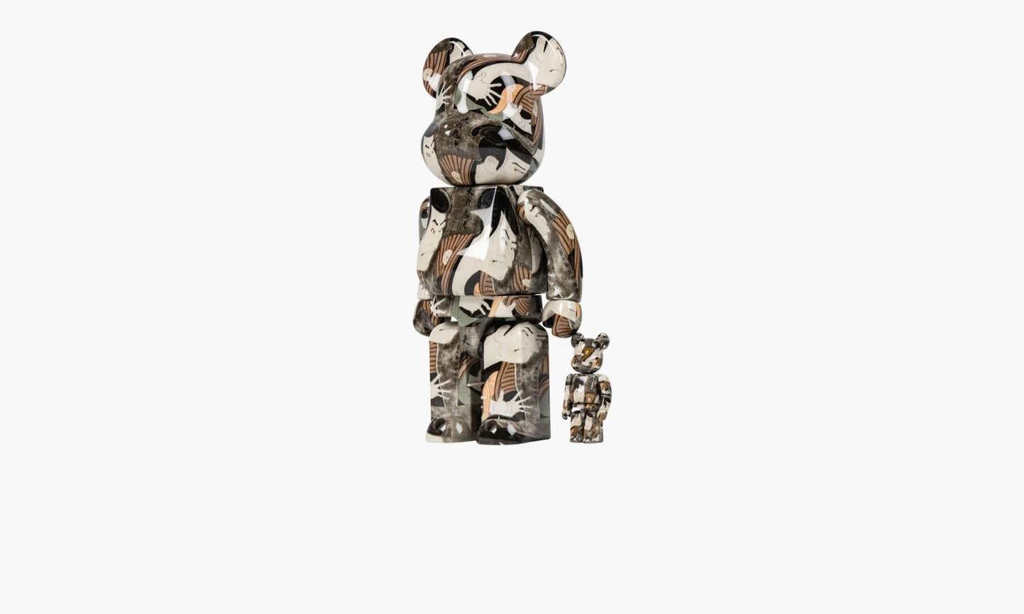 Bearbrick Toshusai Sharaku Sansei Otanioniji No Ya 100% and 400% | The Sortage