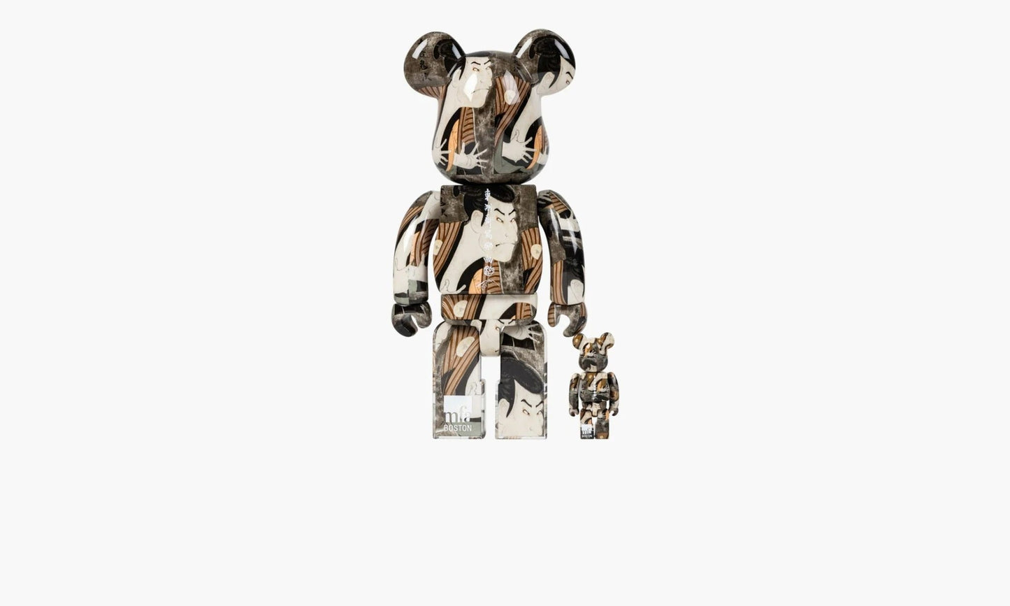 Bearbrick Toshusai Sharaku Sansei Otanioniji No Ya 100% and 400% | The Sortage