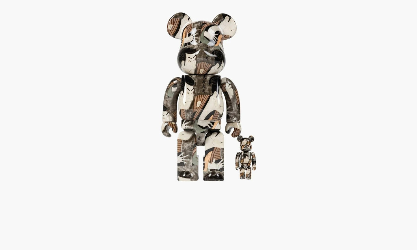 Bearbrick Toshusai Sharaku Sansei Otanioniji No Ya 100% and 400% | The Sortage