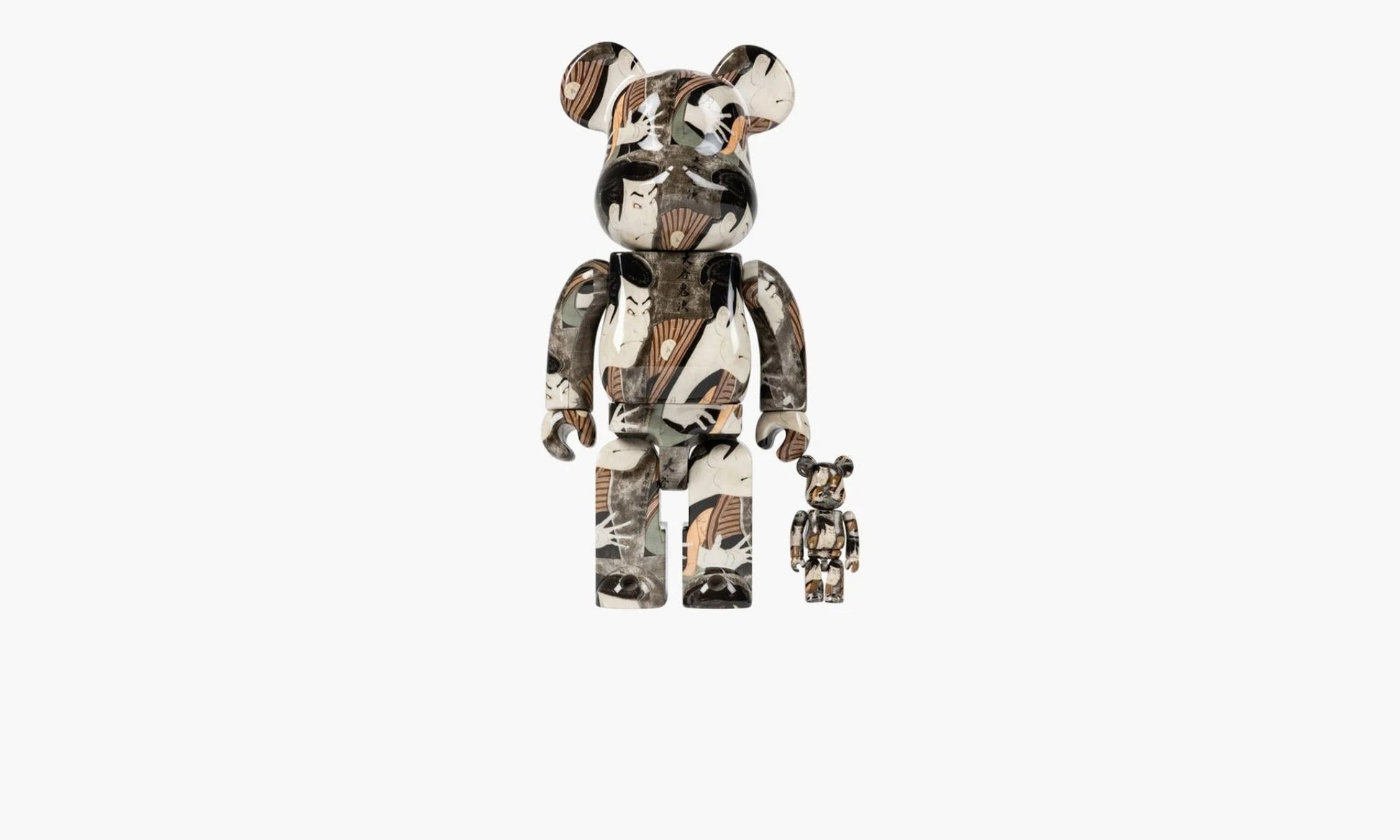 Bearbrick Toshusai Sharaku Sansei Otanioniji No Ya 100% and 400% | The Sortage