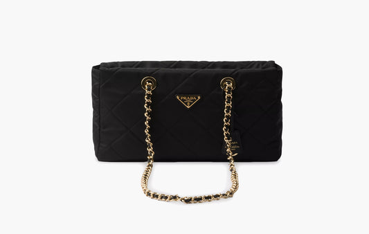 Re-Edition 1995 Chaîne Medium Re-Nylon Bag "Black"