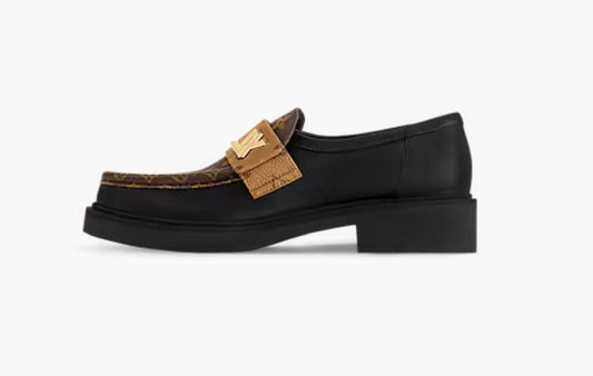 Academy Flat Loafer "Monogram Canvas Black"