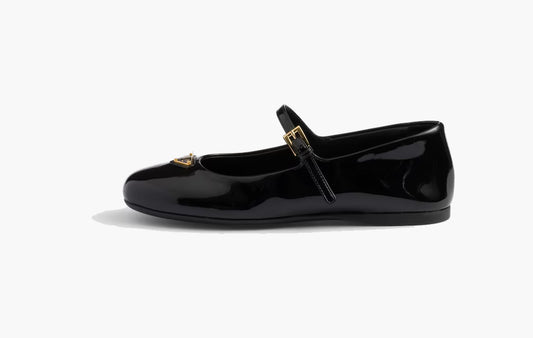 Patent Leather Ballerinas Calfskin "Black"