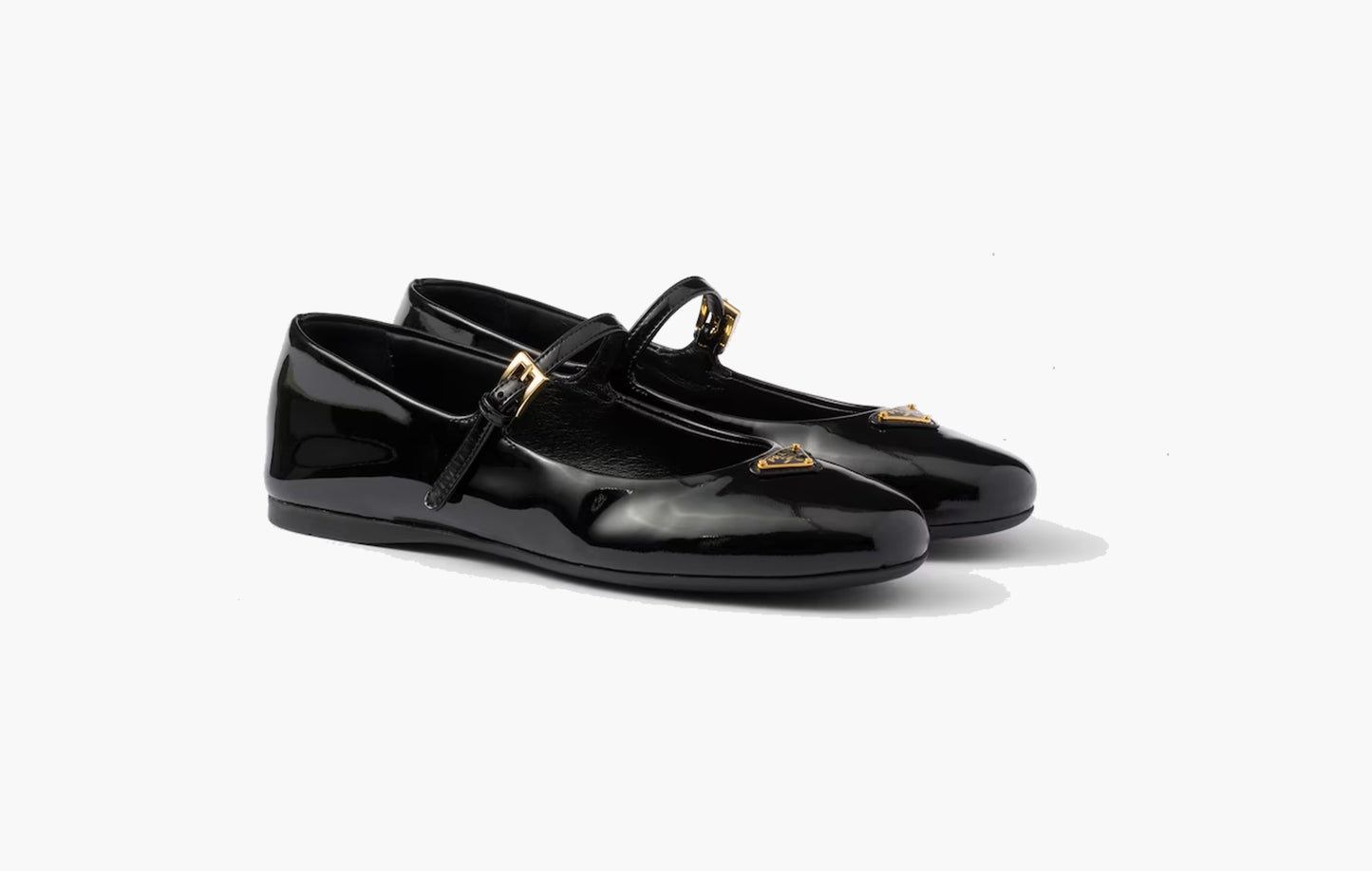 Patent Leather Ballerinas Calfskin "Black"