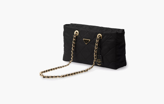 Re-Edition 1995 Chaîne Medium Re-Nylon Bag "Black"