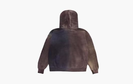 Split-Dye Crest Hoodie "Multicolor"