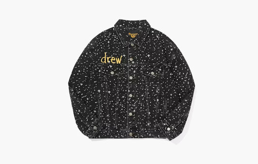 Denim Trucker Jacket "Starry Night"