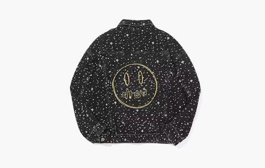 Denim Trucker Jacket "Starry Night"