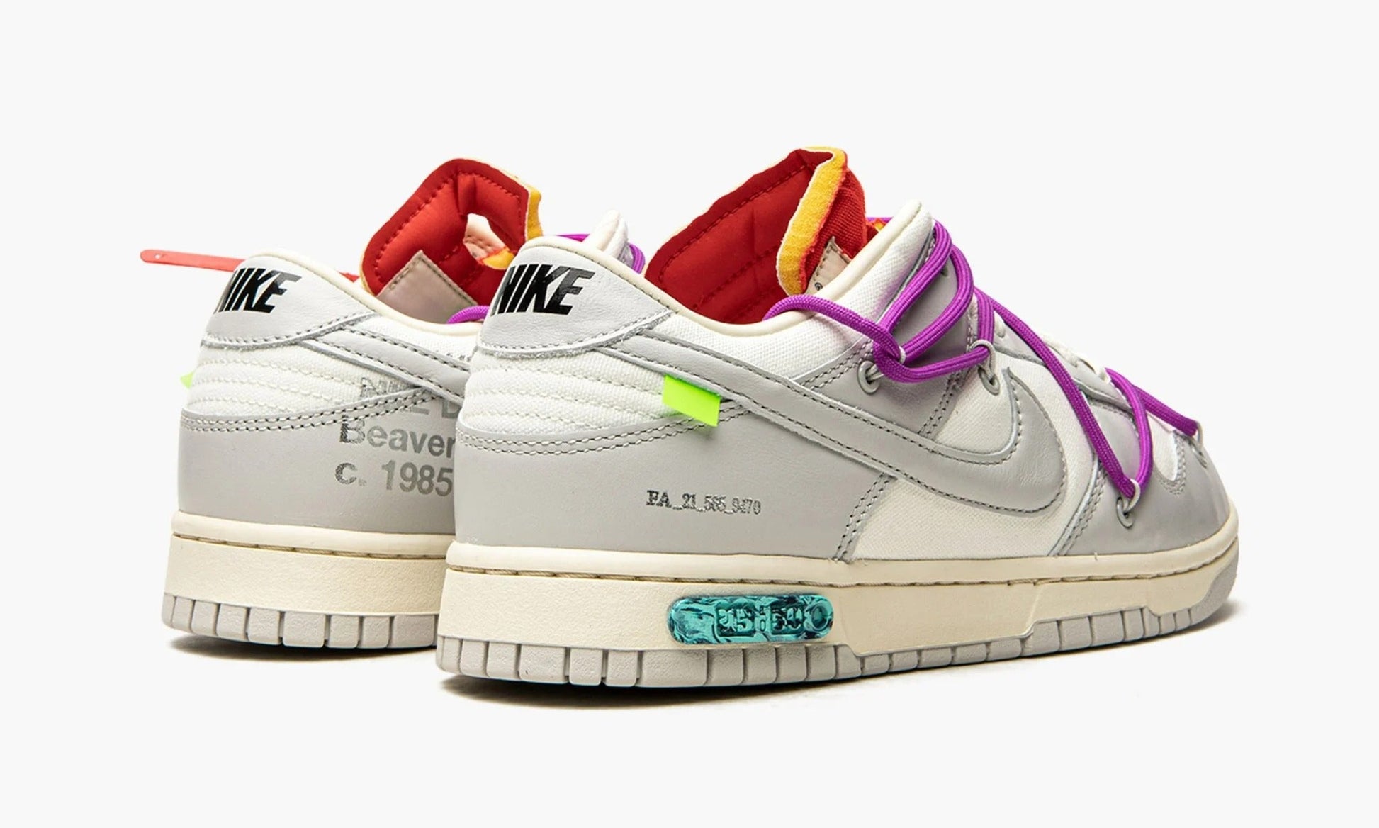 Dunk Low Off-White Lot 45 - DM1602 101 | The Sortage
