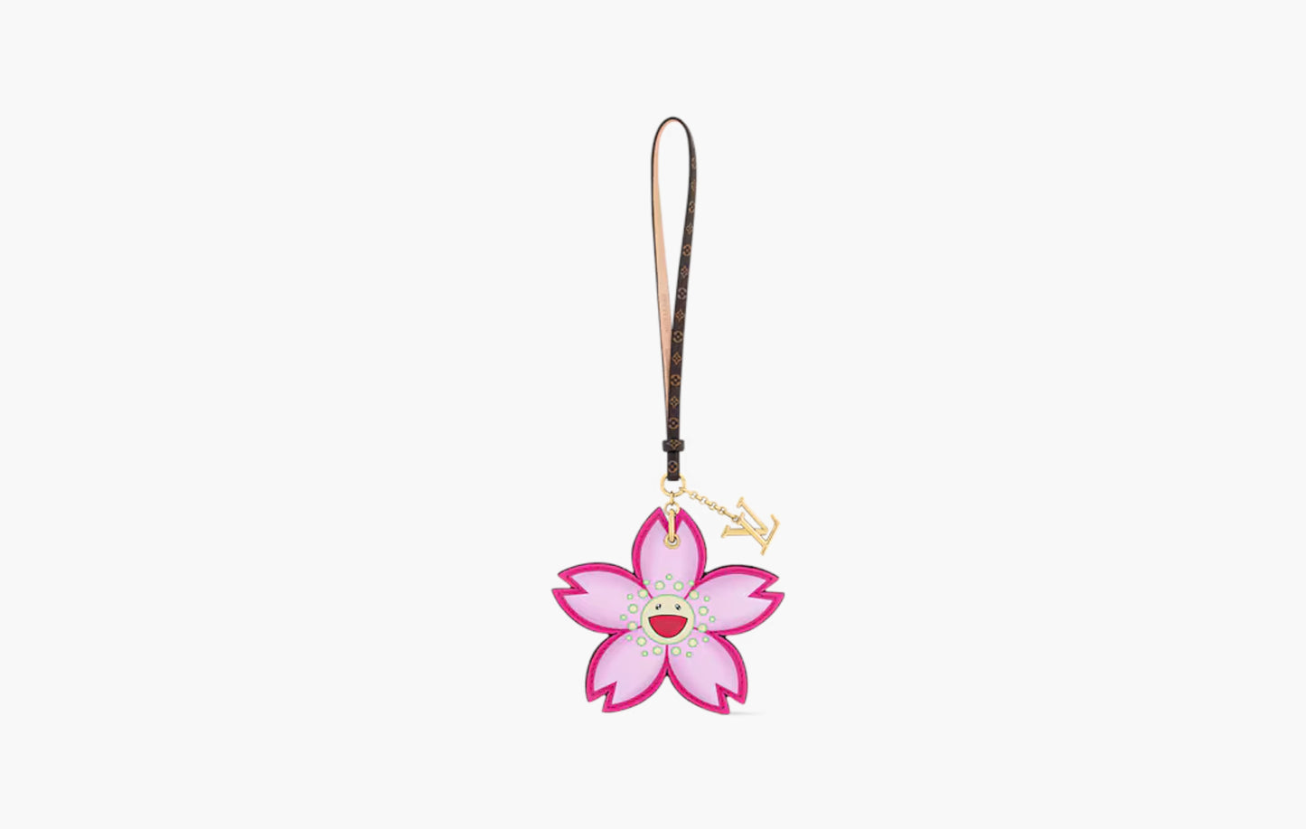 LV x Takashi Murakami Cherry Blossom Bag Charm "Pink"