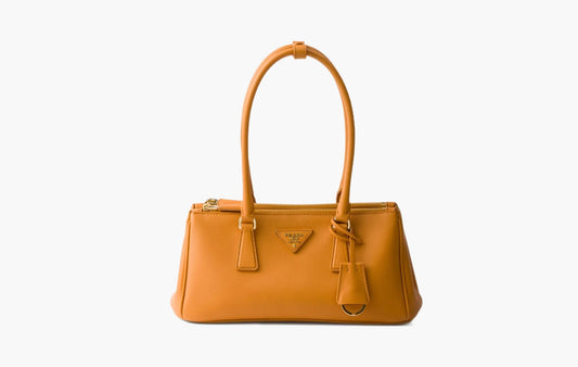 Medium Prada Galleria Leather Bag "Amber"