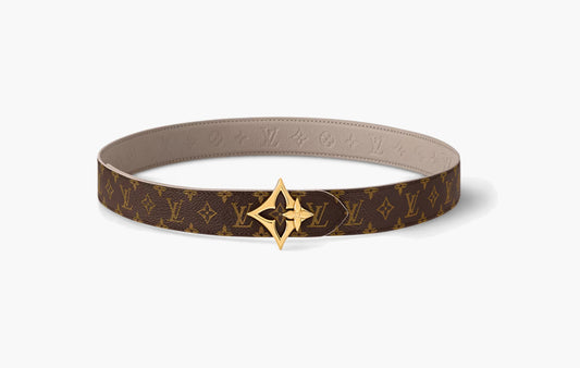 LV Flowergram Ard 30mm Reversible Belt 90 CM
