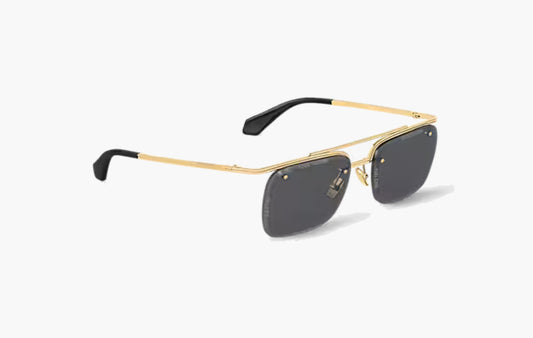 LV Super Vision Light Large Square Sunglasses "Black"