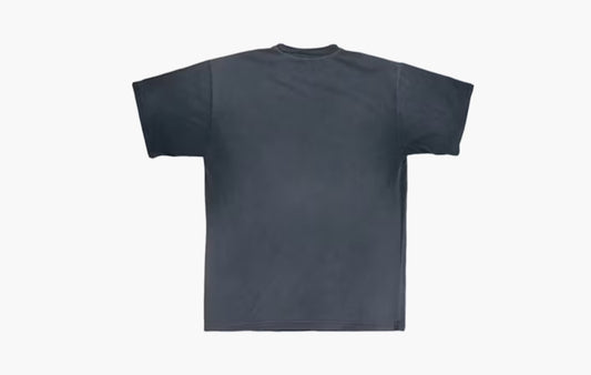 Washed Spray Logo Tee "Black"