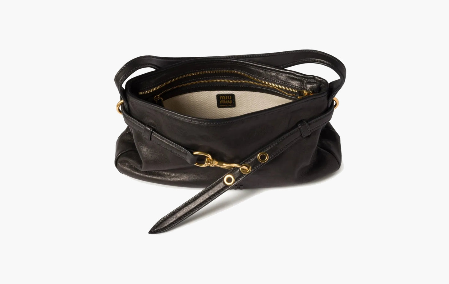 Aventure Nappa Leather Bag "Black"