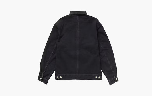 Denim Chore Trucker Jacket "Black"