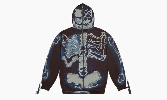 Travis Scott Cactus Jack For Fragment Skeleton Graffiti Full Zip Hoodie Multi | The Sortage
