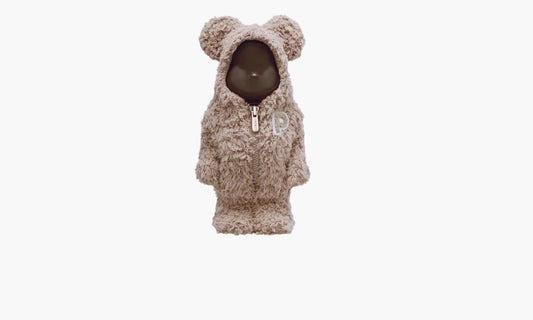 Bearbrick x Gelato Pique Pajamas "400%" Brown